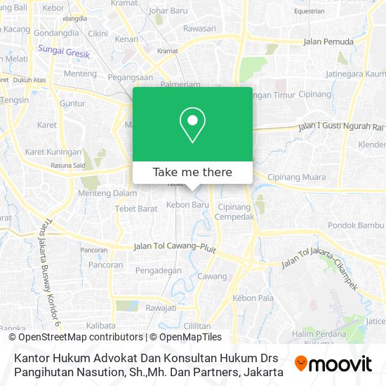 Kantor Hukum Advokat Dan Konsultan Hukum Drs Pangihutan Nasution, Sh.,Mh. Dan Partners map