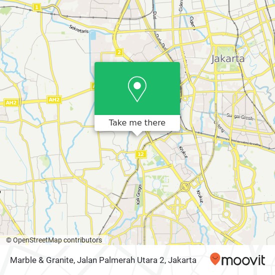 Marble & Granite, Jalan Palmerah Utara 2 map