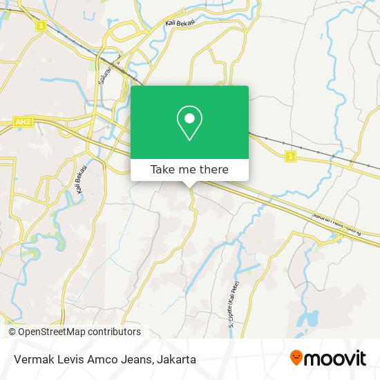 Vermak Levis Amco Jeans map