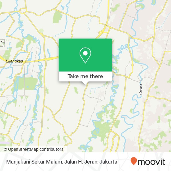 Manjakani Sekar Malam, Jalan H. Jeran map