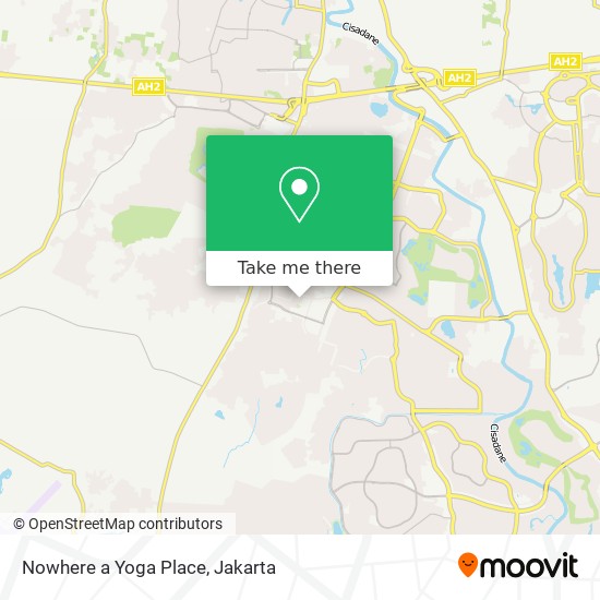 Nowhere a Yoga Place map