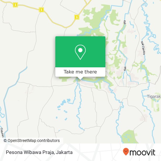 Pesona Wibawa Praja, Jalan Raya Cisoka-Tigaraksa map