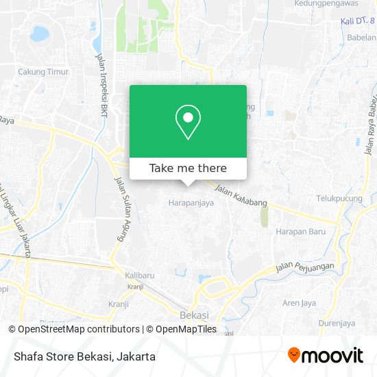 Shafa Store Bekasi map