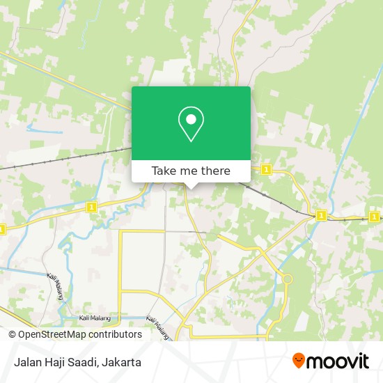 Jalan Haji Saadi map