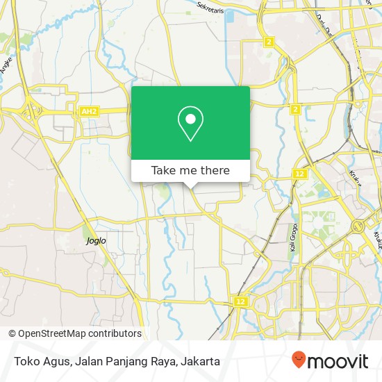 Toko Agus, Jalan Panjang Raya map