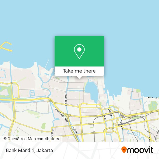 Bank Mandiri map