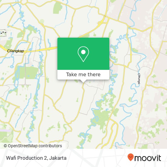 Wafi Production 2, Jalan Villa Nusa Indah 2 Jatiasih map