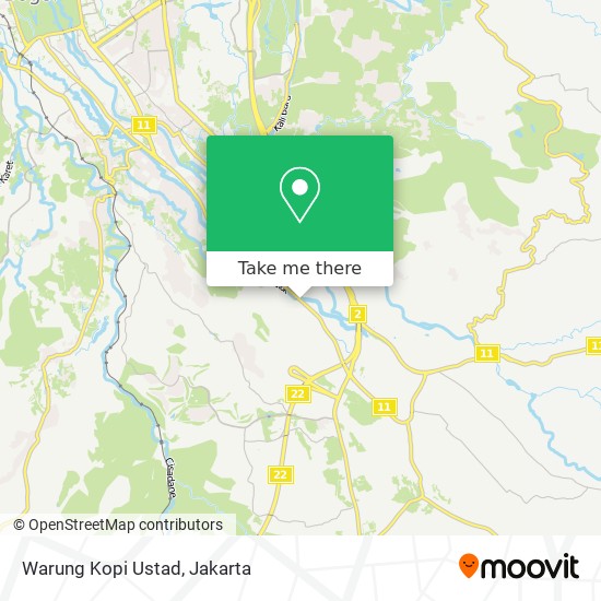 Warung Kopi Ustad map