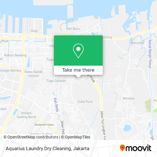 Aquarius Laundry Dry Cleaning map