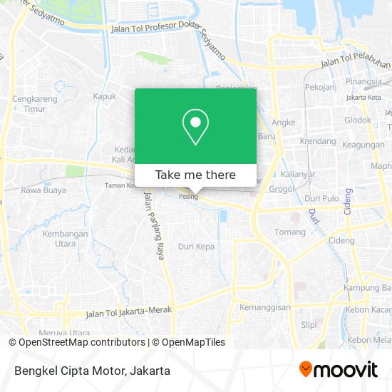 Bengkel Cipta Motor map