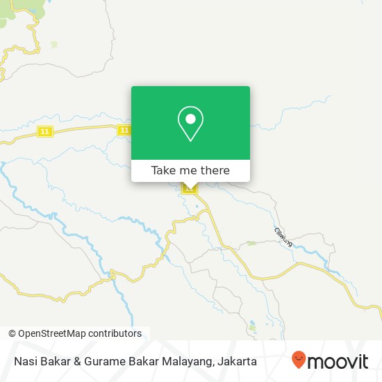 Nasi Bakar & Gurame Bakar Malayang map