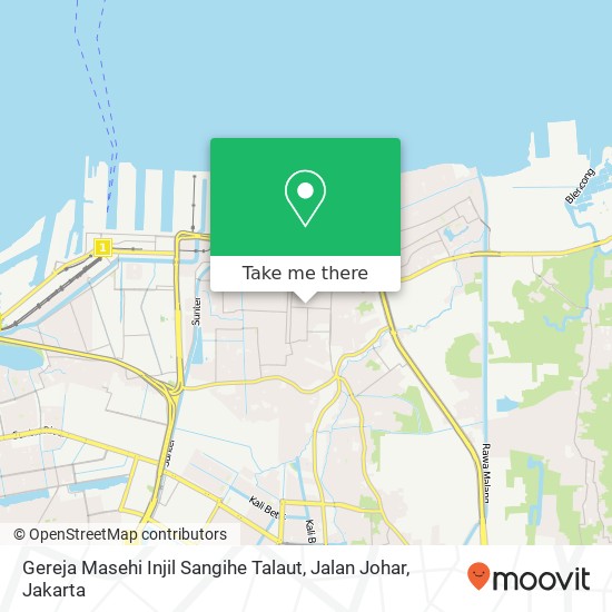 Gereja Masehi Injil Sangihe Talaut, Jalan Johar map