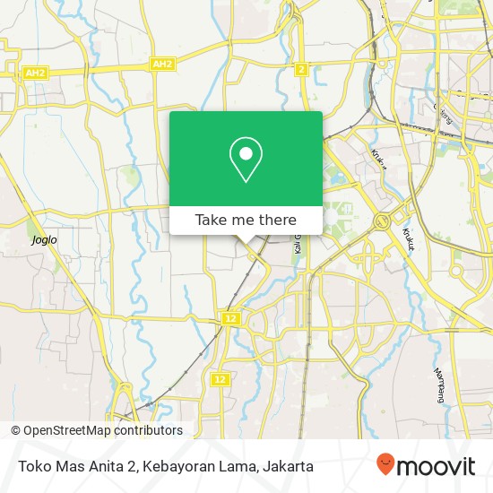 Toko Mas Anita 2, Kebayoran Lama, null map