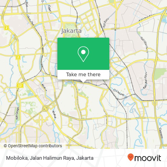 Mobiloka, Jalan Halimun Raya map