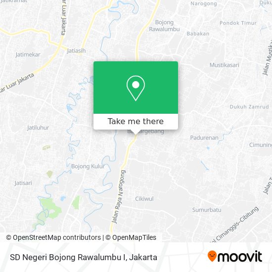 SD Negeri Bojong Rawalumbu I map