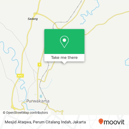 Mesjid Ataqwa, Perum Citalang Indah map