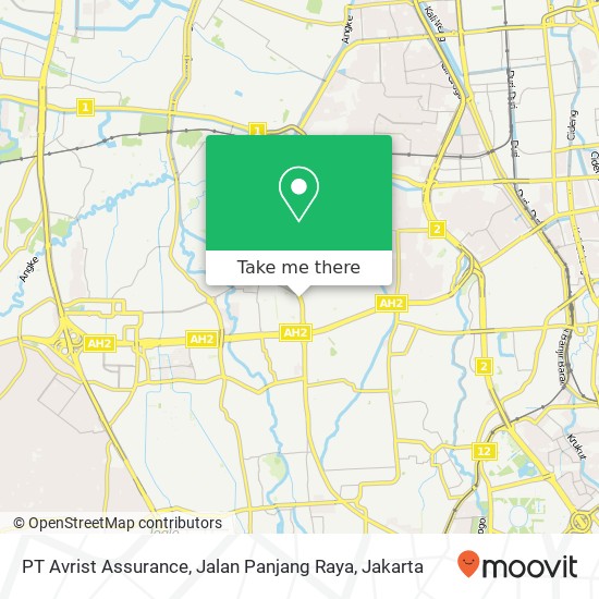 PT Avrist Assurance, Jalan Panjang Raya map