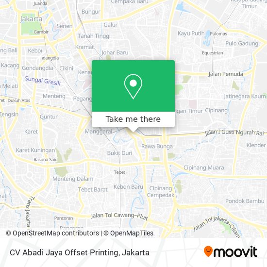 CV Abadi Jaya Offset Printing map