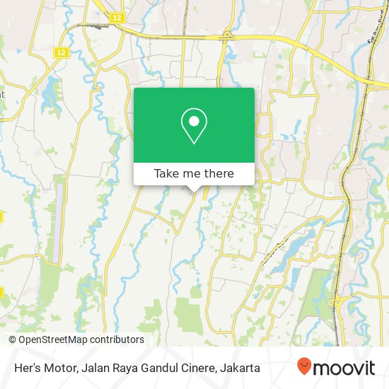 Her's Motor, Jalan Raya Gandul Cinere map