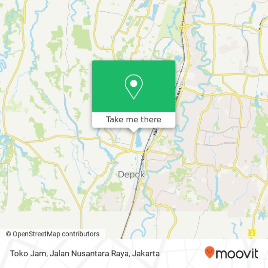 Toko Jam, Jalan Nusantara Raya map