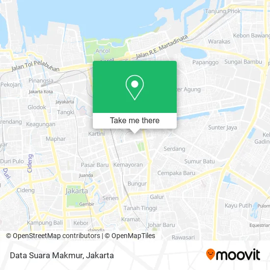 Data Suara Makmur map
