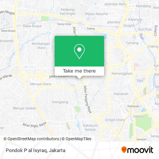 Pondok P al Isyraq map