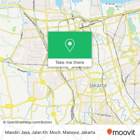 Mandiri Jaya, Jalan Kh. Moch. Mansyur map