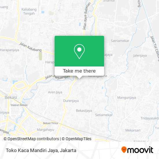 Toko Kaca Mandiri Jaya map