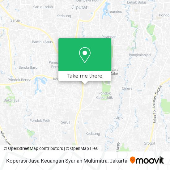 Koperasi Jasa Keuangan Syariah Multimitra map