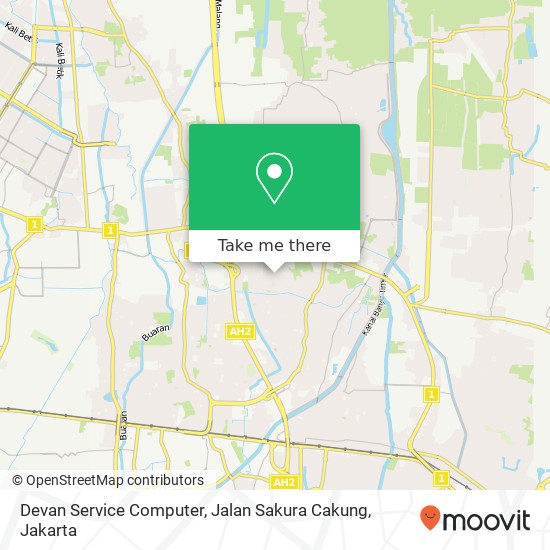 Devan Service Computer, Jalan Sakura Cakung map