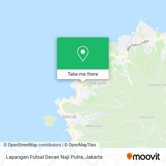 Lapangan Futsal Devan Naji Putra, Pulomerak map
