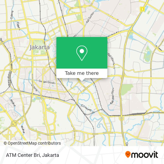 ATM Center Bri map