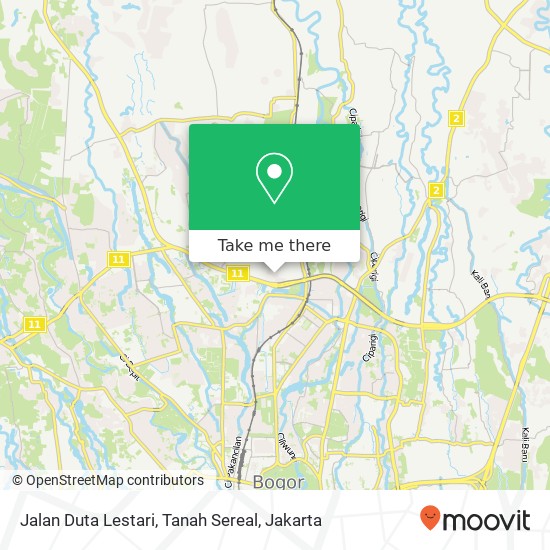 Jalan Duta Lestari, Tanah Sereal map