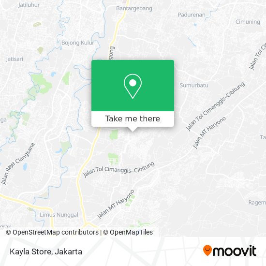 Kayla Store map