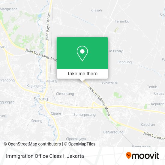 Immigration Office Class I map