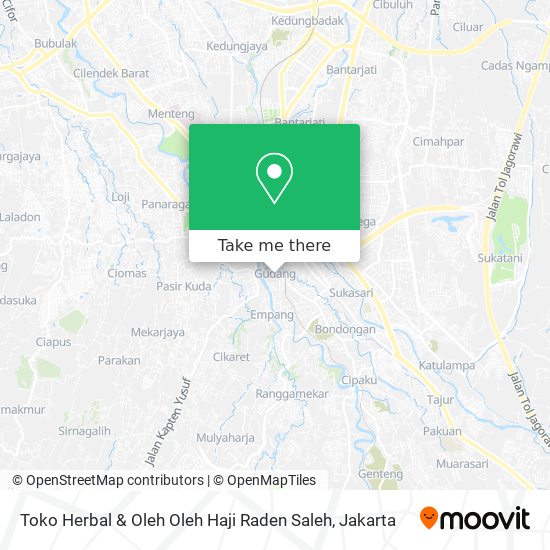 Toko Herbal & Oleh Oleh Haji Raden Saleh map