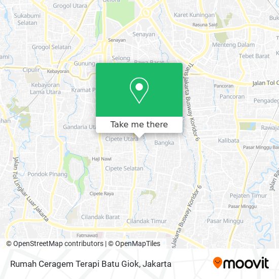 Rumah Ceragem Terapi Batu Giok map