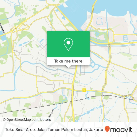 Toko Sinar Arco, Jalan Taman Palem Lestari map