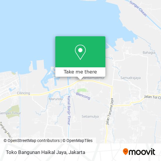 Toko Bangunan Haikal Jaya map