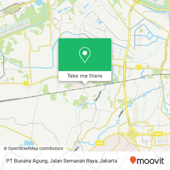 PT Busana Agung, Jalan Semanan Raya map