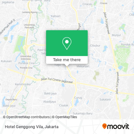 Hotel Genggong Vila map
