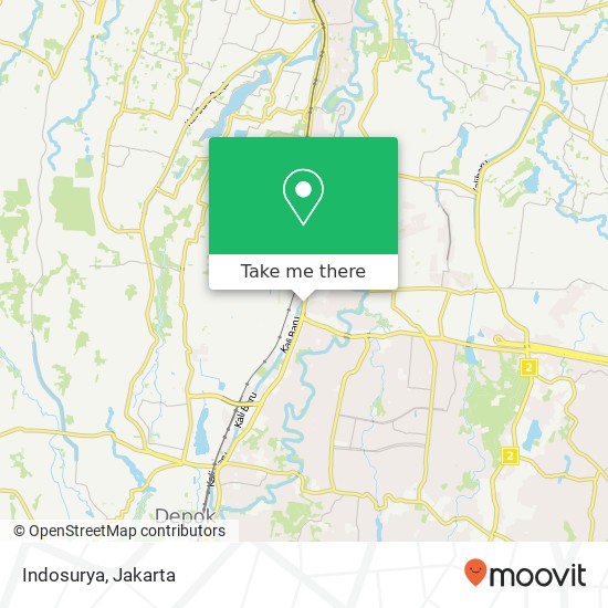 Indosurya, Jalan Margonda Raya map