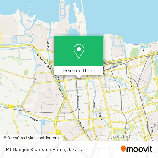 PT Bangun Kharisma Prima map