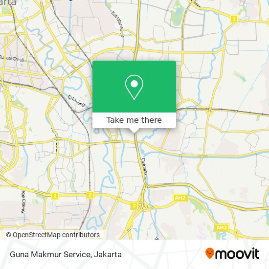 Guna Makmur Service map