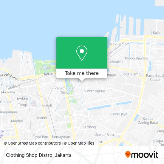 Clothing Shop Distro map