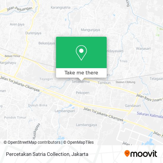 Percetakan Satria Collection map