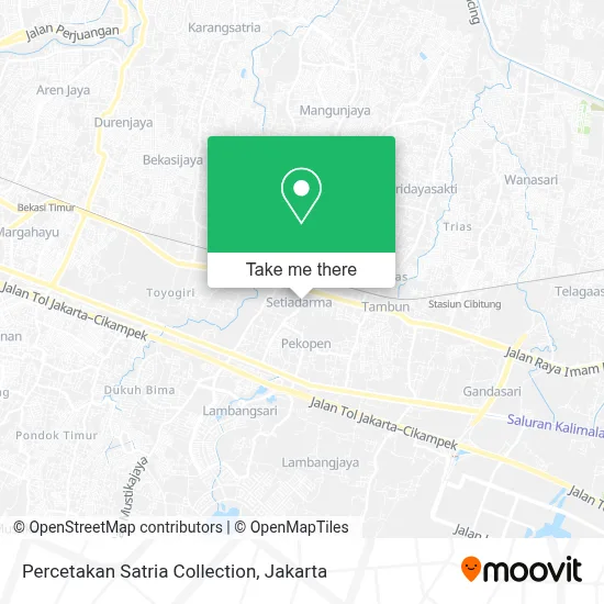 Percetakan Satria Collection map