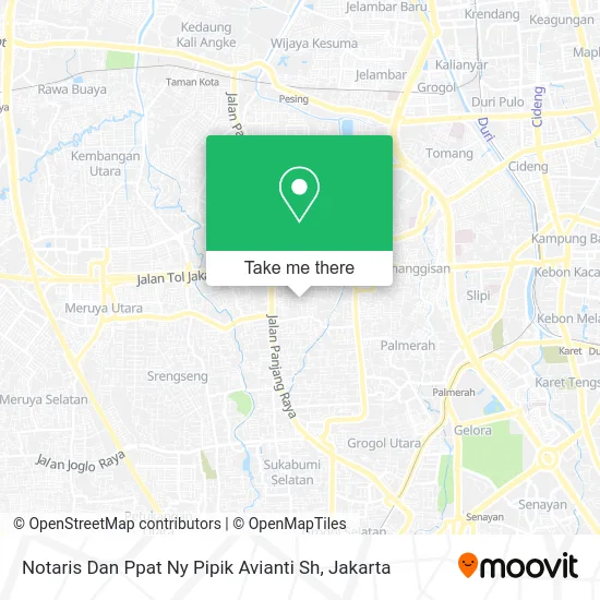 Notaris Dan Ppat Ny Pipik Avianti Sh map