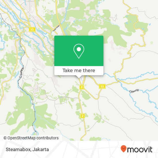 Steamabox, Jalan Raya Tajur Bogor Timur map
