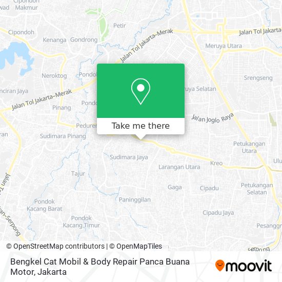 Bengkel Cat Mobil & Body Repair Panca Buana Motor map